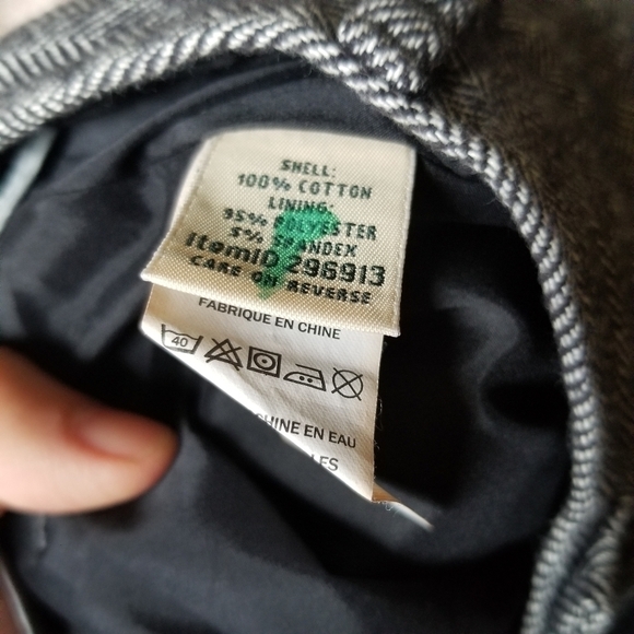 L.l.bean Herring Bone Woven Cotton Pencil Skirt Midi Length Fully Lined Size 4 - Picture 9 of 11